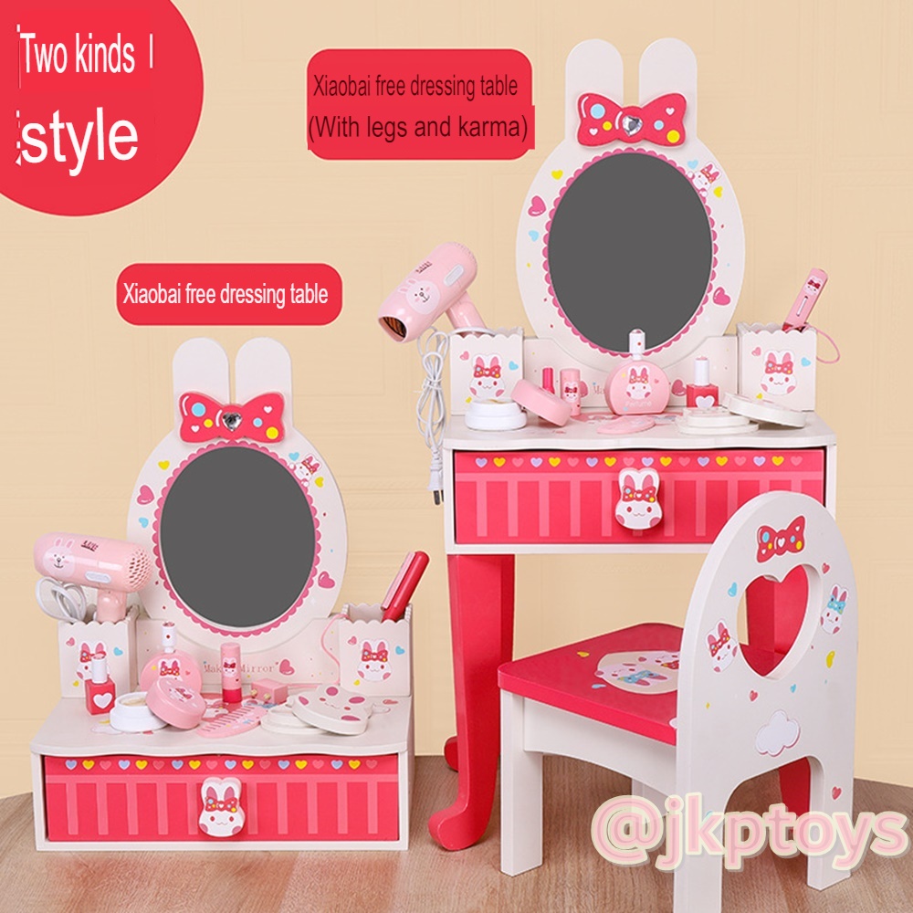 PlayTive Junior Kitchen Wooden Toy ครัวไม้เทาแดง สำเนา