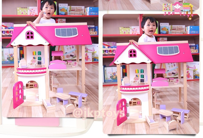 lส่งฟรี บ้านเฟอร์นิเจอร์ตุ๊กตา สูง 52.5 ซม