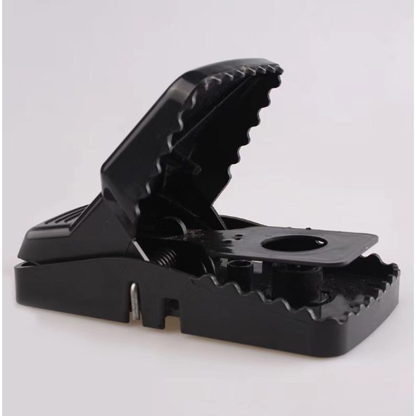 อุปกรณ์ดักหนู ที่ดักหนู กับดักหนู แบบสปริง ไม่ต้องใช้สารเคมี ไม่ต้องสัมผัสโดนตัวหนู สีดำ