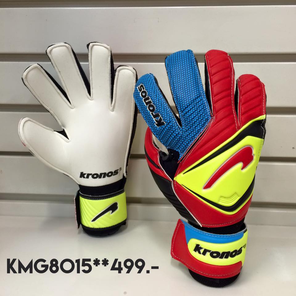 KRONOS ถุงมือผู้รักษาประตู รหัส CMG8015 สีน้ำเงินแดง เบอร์ 7-10