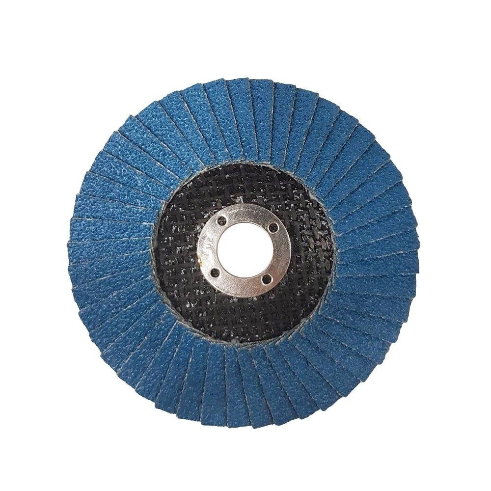 แผ่นเจียร์กระดาษทรายกลม RHODIUS #40 4 นิ้ว เครื่องเจียระไนและอุปกรณ์ FLAP DISC RHODIUS #40 4"