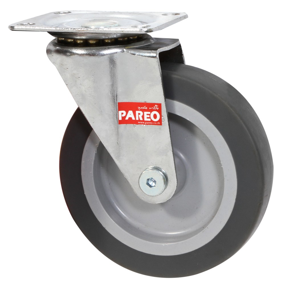 อะไหล่ เฟอร์นิเจอร์ ลูกล้อ RB GY PAREO แป้นหมุน4" PAREO GY 4" PLATE ROTATE RB WHEEL