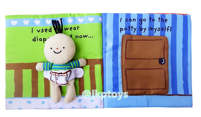 เซตหนังสือผ้าเสริมพัฒนาการ It's Bath Time + It's Potty Time