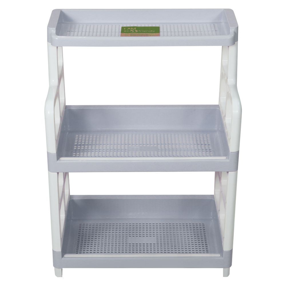 ชั้นวางอเนกประสงค์ 2 ชั้น+ชั้นลอย API ECO ฟ้า KITCHEN RACK PLASTIC 2TIER+1TIER API ECO BLUE