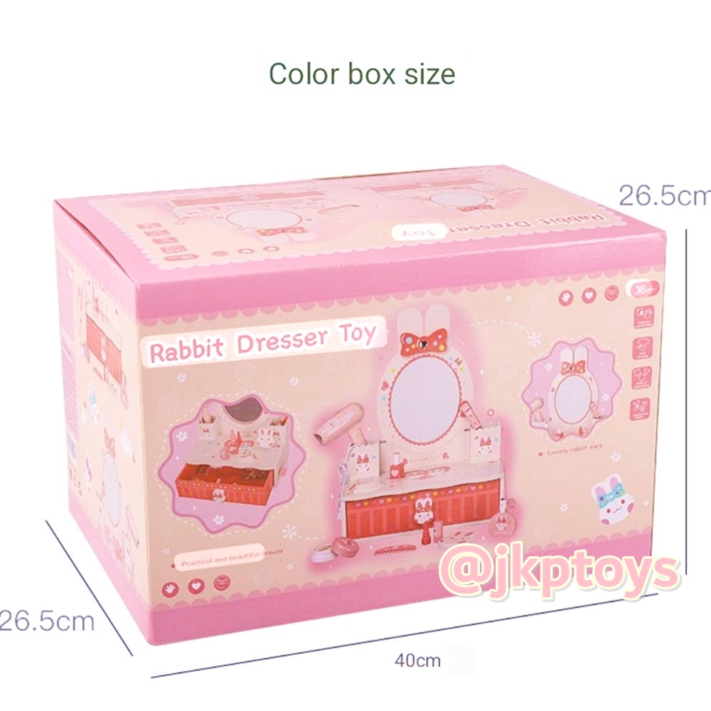 PlayTive Junior Kitchen Wooden Toy ครัวไม้เทาแดง สำเนา