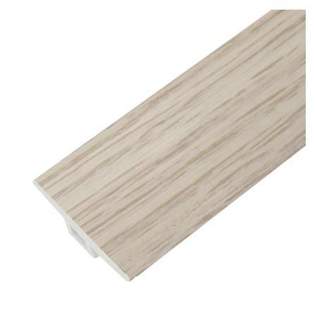 ตัวจบระหว่างห้อง PVC CROBERN 22x2400x5 มม. สีWHITE-GRAY สวยงาม ทนทาน