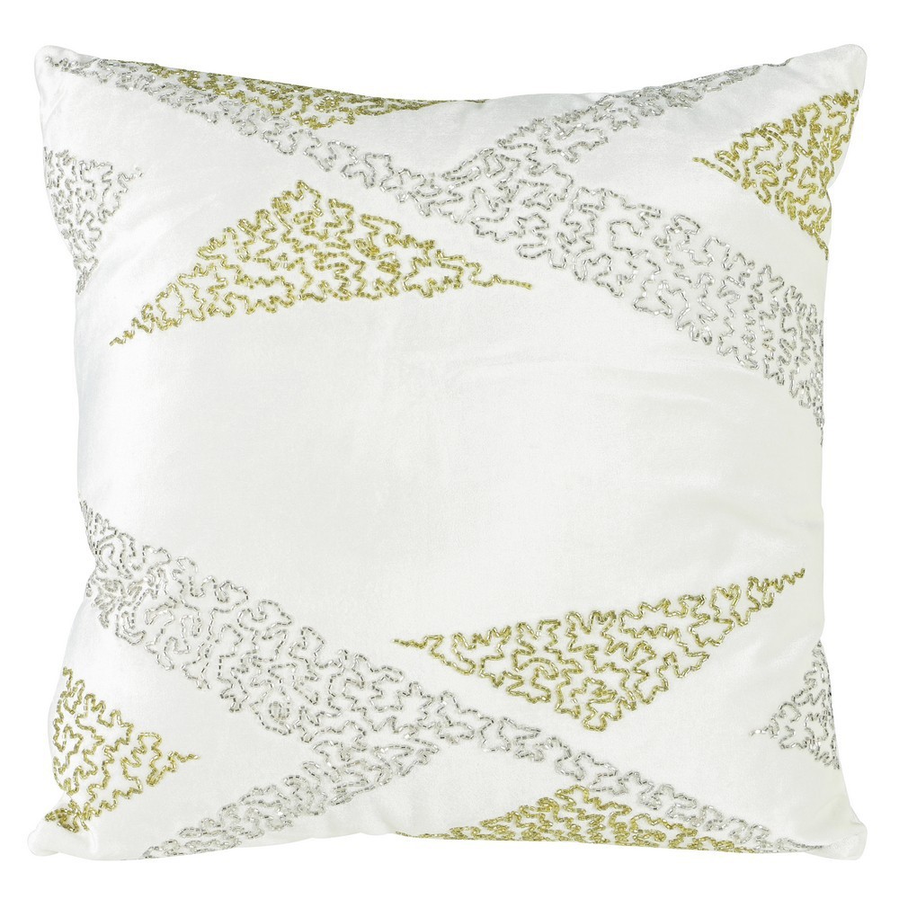 หมอนอิง HOME LIVING STYLE MINGLE 18X18 นิ้ว สีทอง หมอนหนุนและหมอนข้าง