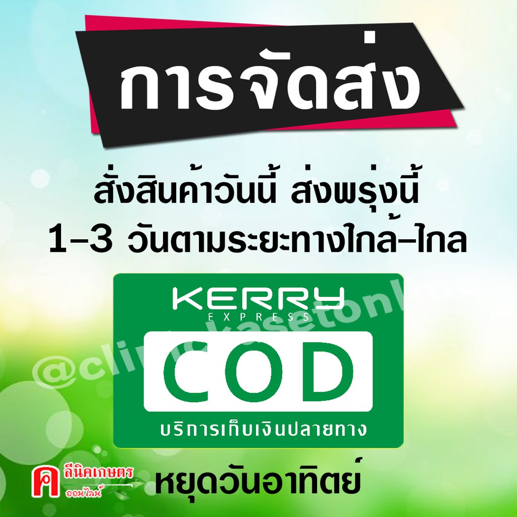 เดนิม 💥 แมนโคเซบ+ไตรไซคลาโซล ป้องกันกำจัดโรคพืช เชื้อรา ใบจุดในดาวเรือง นาข้าว พืชผัก ไม้ผล สวน ฉีดได้ทุกช่วง