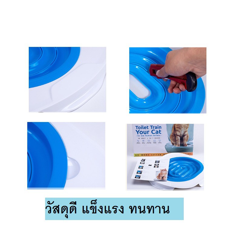 ชุดฝึกแมวเข้าห้องน้ำ