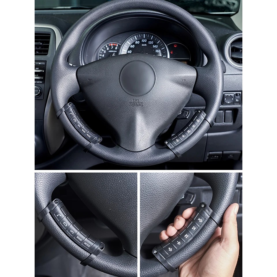 !!สินค้าขายดี!! ปุ่มควบคุมเครื่องเสียงติดพวงมาลัยรถยนต์ Steering Wheel Remote Control