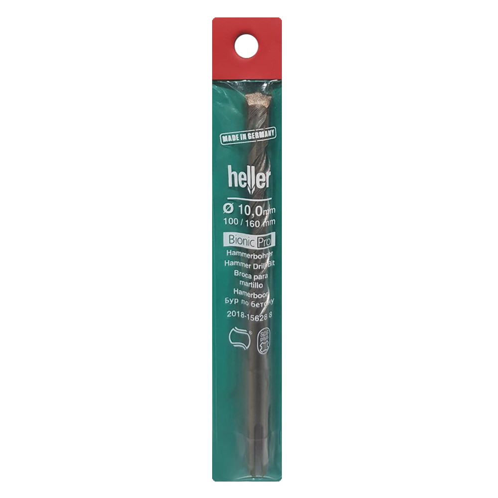 เครื่องมือช่าง สว่าน ดอกสว่าน ดอกสว่าน HELLER SDS PLUS 10X160มิลลิเมตร CONCRETE DRILL BIT HELLER SDS PLUS 10X160MM