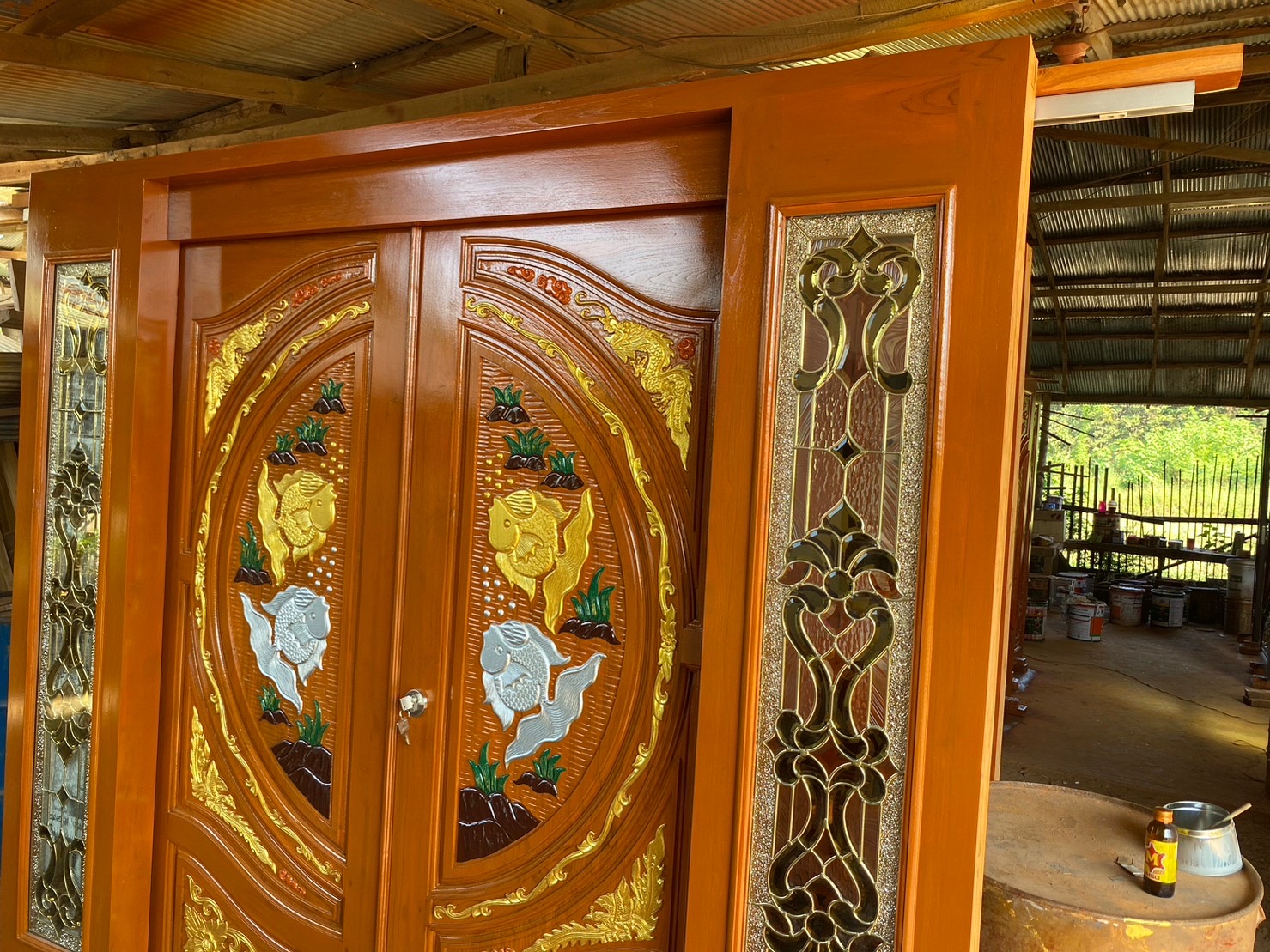 ประตูบานเลื่อน หน้าบ้านสวยๆ GS-88