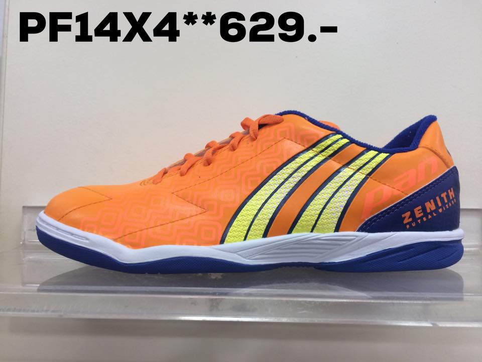 PAN รองเท้าฟุตซอล รหัส PF14X3 สีส้มฟ้า เบอร์ 39-44