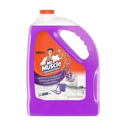 น้ำยาถูพื้น MR.MUSCLE ไวลด์ ลาเวนเดอร์ 5.2 ลิตร น้ำยาทำความสะอาดพื้น