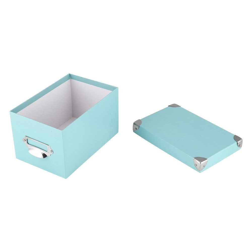 กล่องกระดาษเหลี่ยม HP 16x24.3x14 ซม. สีฟ้า