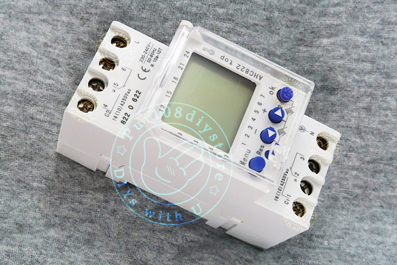ภาพบนข้าง2 เครื่องตั้งเวลา 2 ช่อง ชนิดดิจิตอล AHC822 2 channel digital timer ,top side2 picture