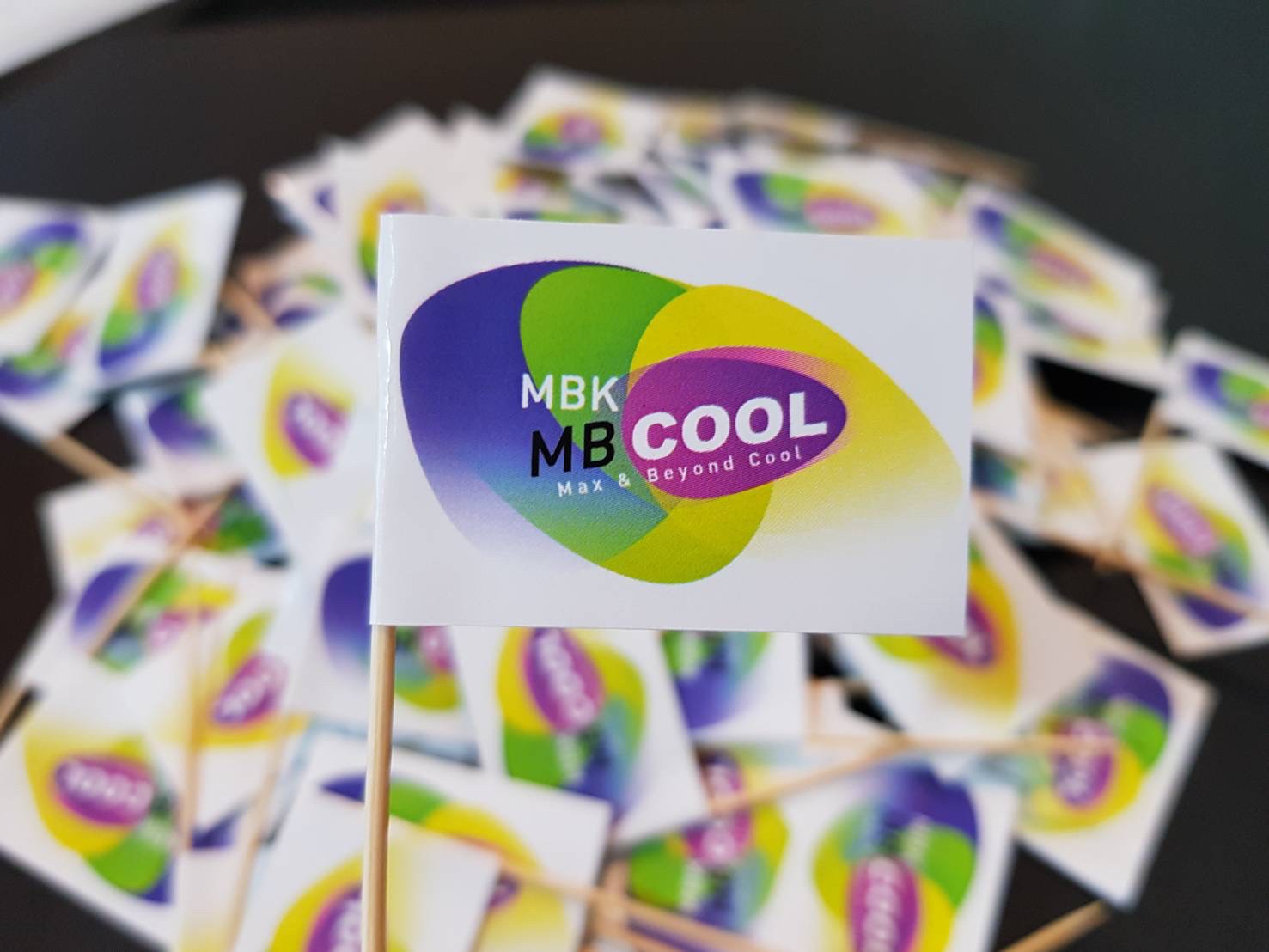 FOOD FLAG ธงปักอาหารก้าน 6.5 cm (ค็อกเทล)ไดคัทมาตราฐาน