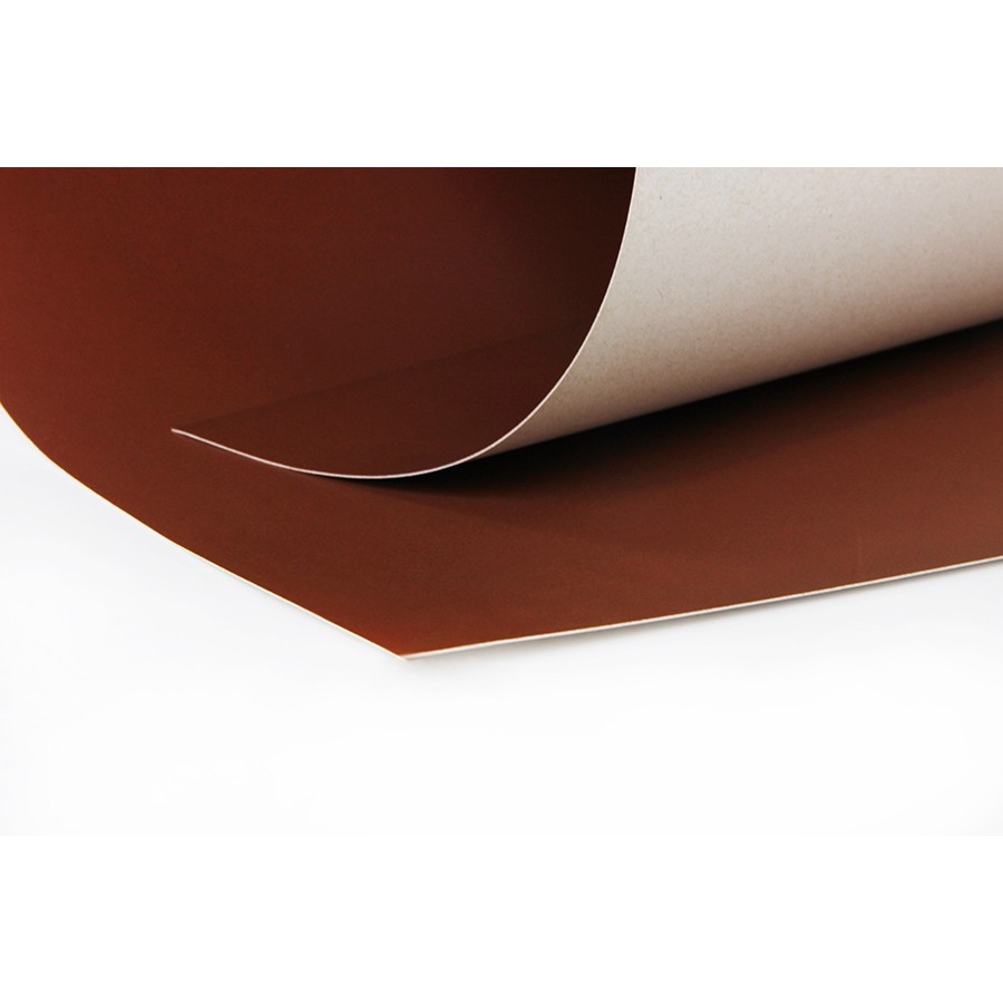PP306 สีน้ำตาล กระดาษโปสเตอร์แข็งสีหน้าเดียว 52X77 ซม. แพ็ค 10 แผ่น