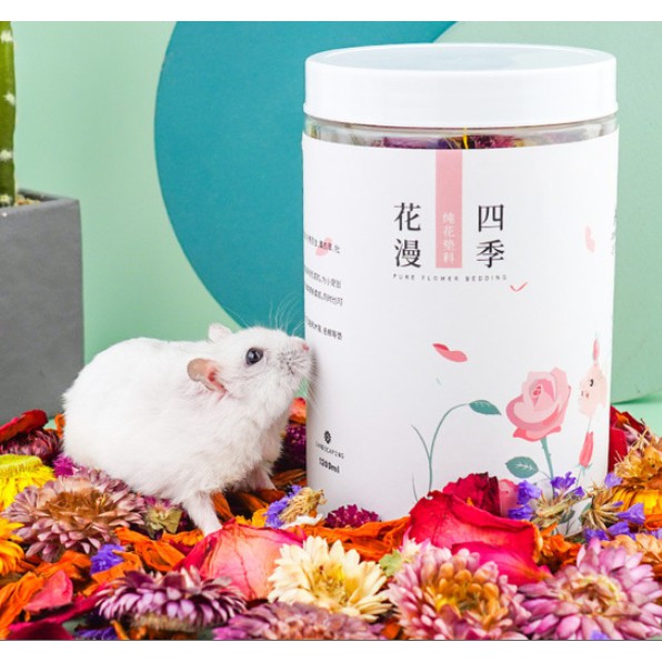 พร้อมส่ง Jonsanty รองกรงดอกไม้ Pure Flower Bedding สำหรับสัตว์เลี้ยง 1200 ml