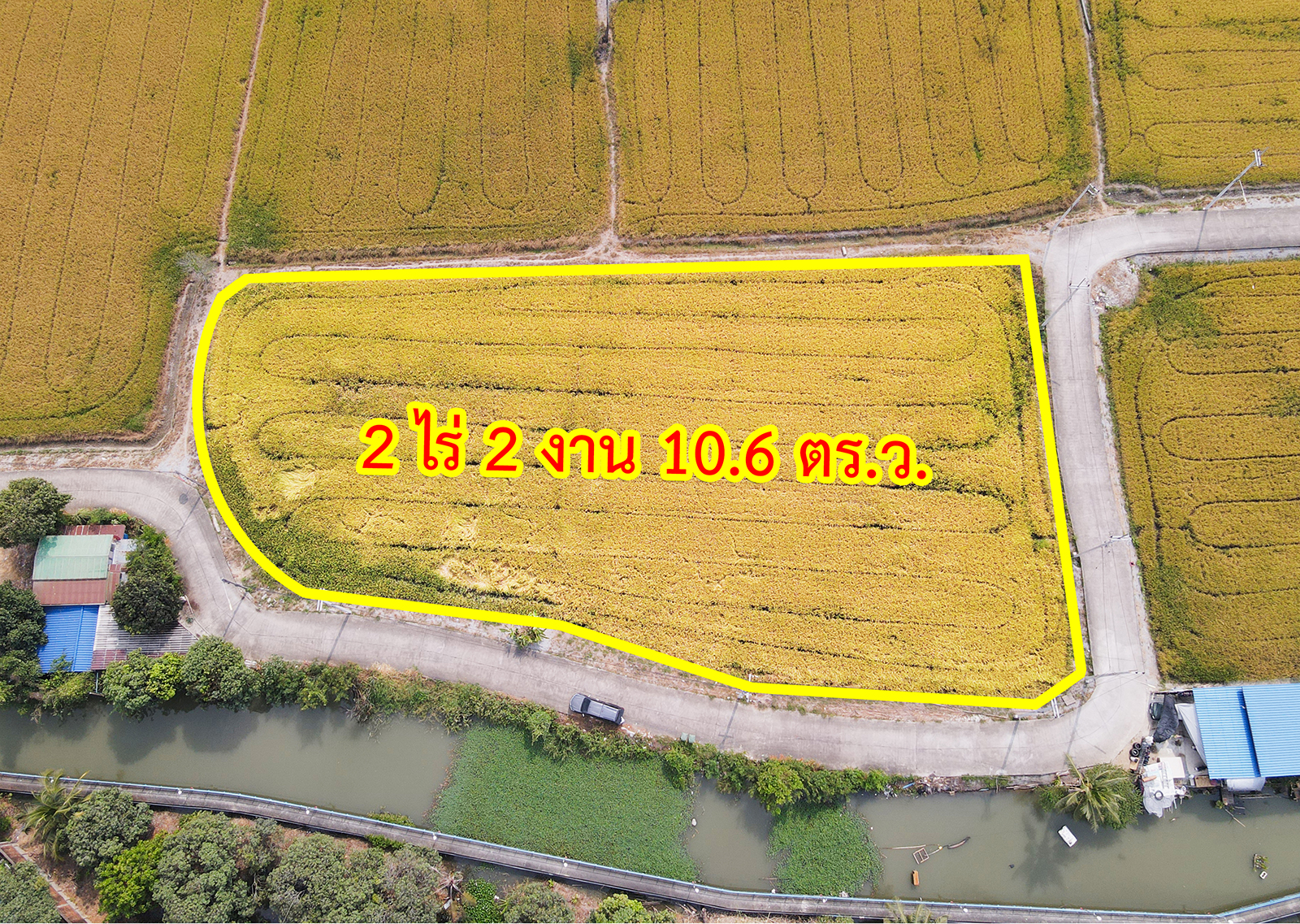 76926-ขายที่ดิน แปลงมุม ถนน 345 บางคูวัด ปทุมธานี