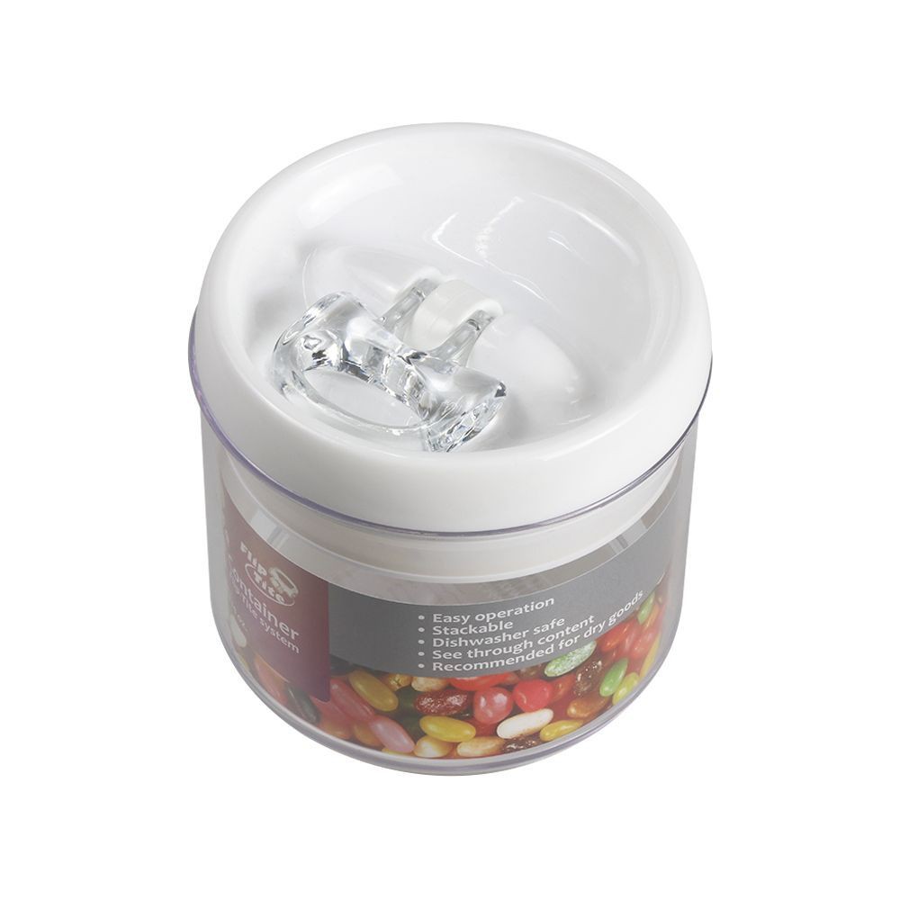 ขวดโหลกลม SAN FLIP TITE 0.4 ลิตร ฝาดึงสีขาว CANISTER SAN FLIP TITE 0.4L WHITE