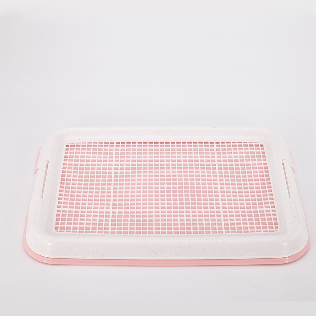 Boqi Factory ห้องน้ำสุนัข แผ่นรองฉี่สุนัข ถาดรองฉี่สุนัข ถาดรองฉี่สุนัข 2 ชั้น CF-T1