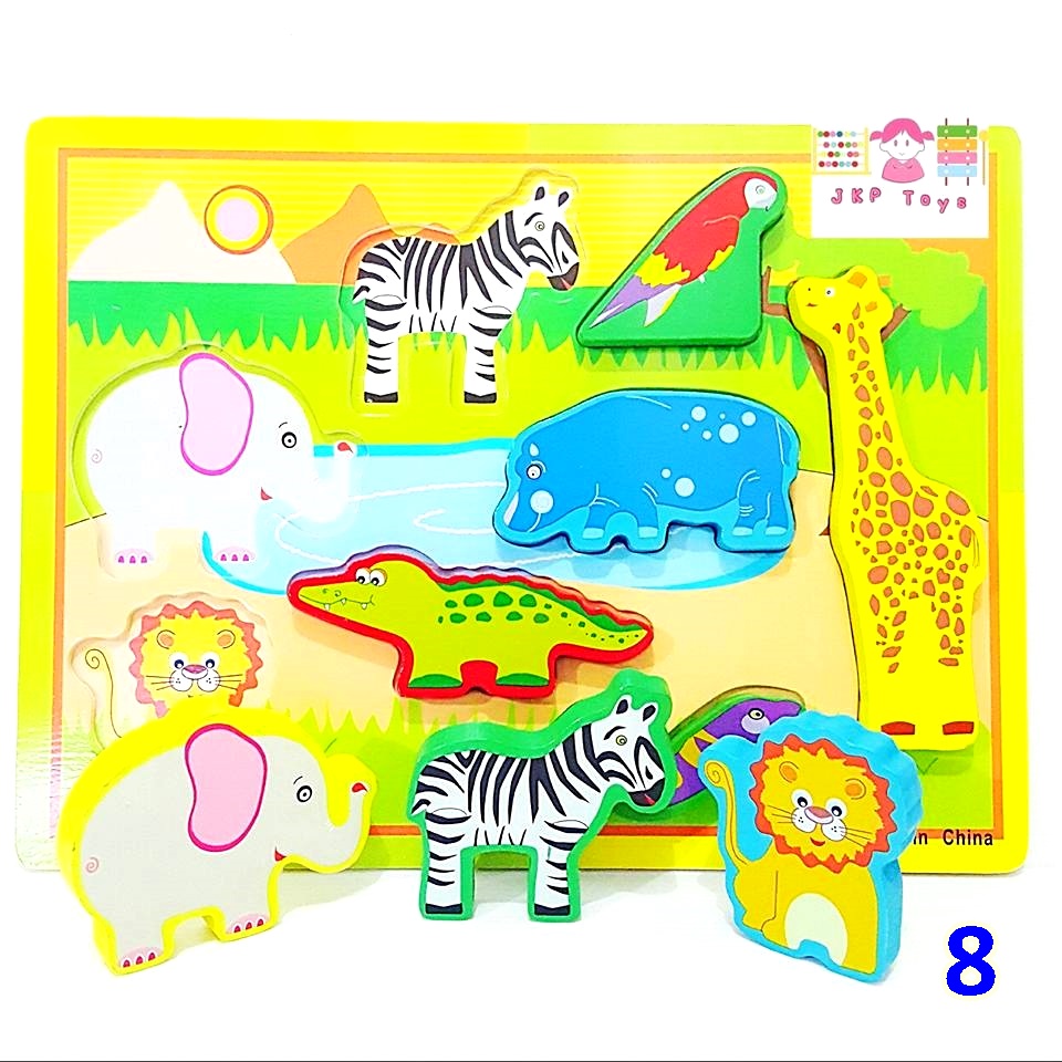 เซตกระดานนูน บล็อคไม้ลายต่างๆ (2 เเผ่น / เซ็ท)