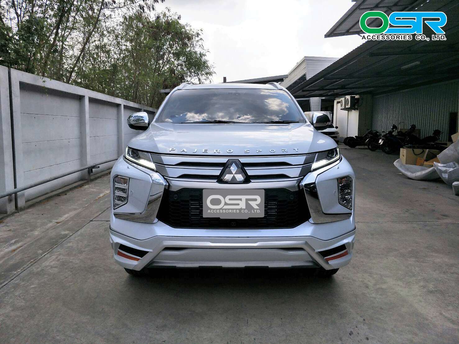 ชุดแต่งรถ-สเกิร์ต-อุปกรณ์แต่งรถ New Mitsubishi Pajero Sport 2020 ทรง AT By OSR