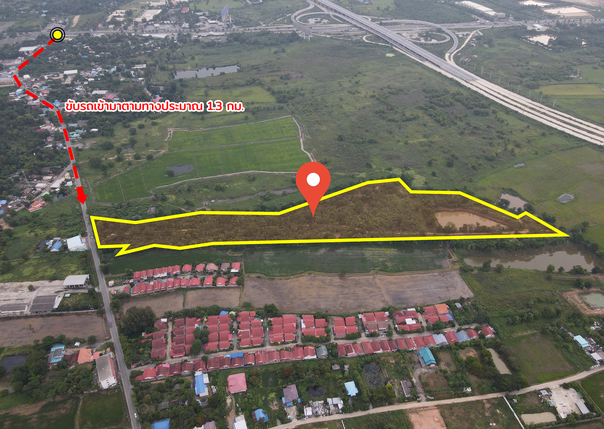 72137-ขายที่ดิน ถนนพหลโยธิน หนองยาว เมืองสระบุรี