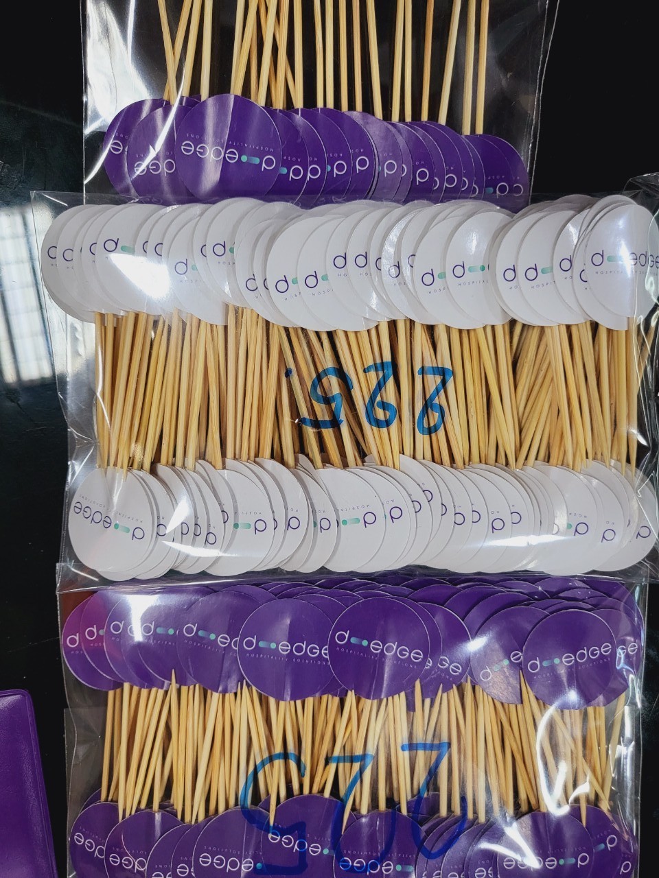 FOOD FLAG ธงปักอาหารก้าน 6.5 cm (ค็อกเทล)ไดคัทมาตราฐาน