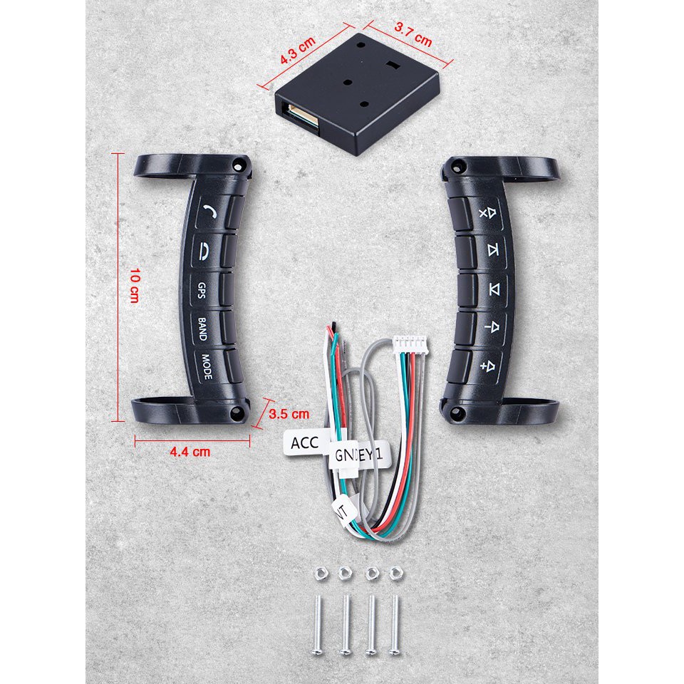 !!สินค้าขายดี!! ปุ่มควบคุมเครื่องเสียงติดพวงมาลัยรถยนต์ Steering Wheel Remote Control