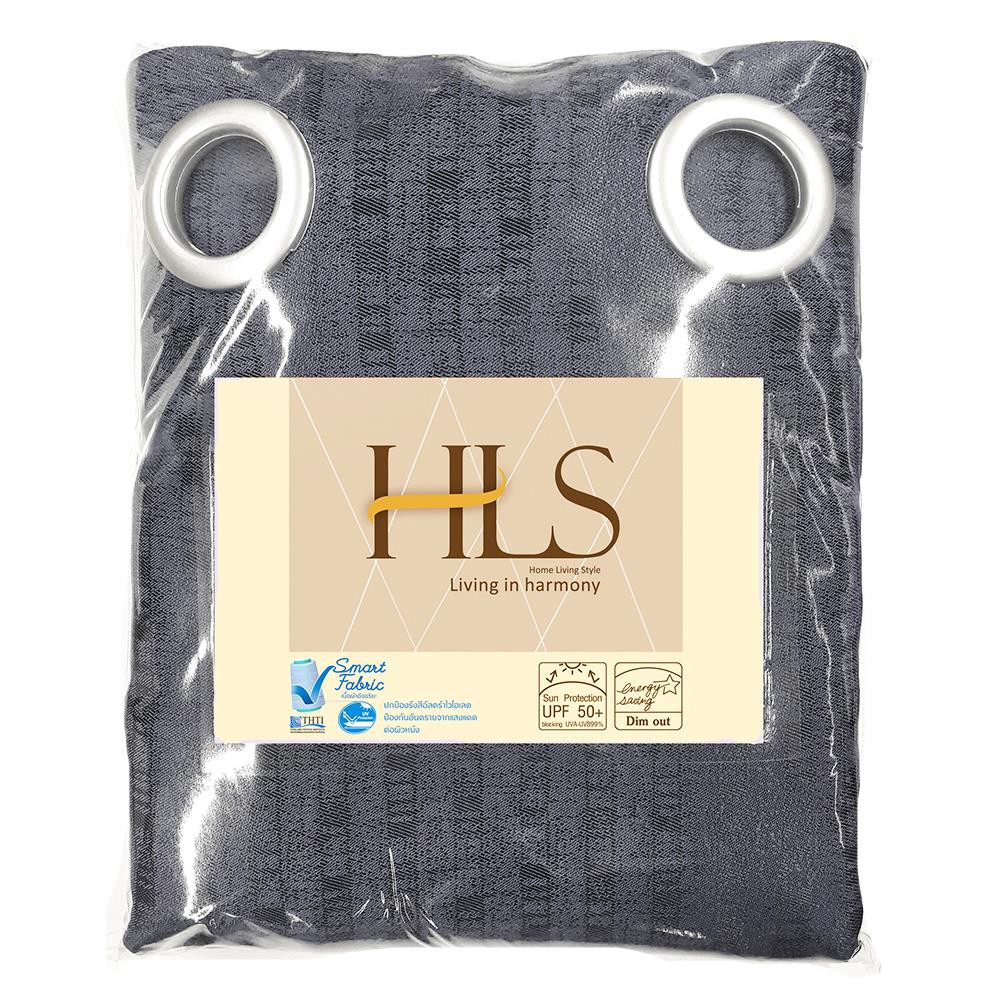 ผ้าม่าน EYELET CHILD FREEDOM STYLE NIZZ UV 140X220 ซม. สีเทา ผ้าม่านประตู CURTAIN ผ้าม่านและมู่ลี่