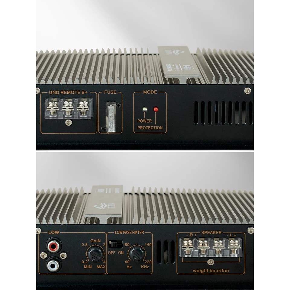 !!สินค้าขายดี!! แอมพลิไฟเออร์สำหรับเครื่องเสียงรถยนต์ Channel Power Amplifier