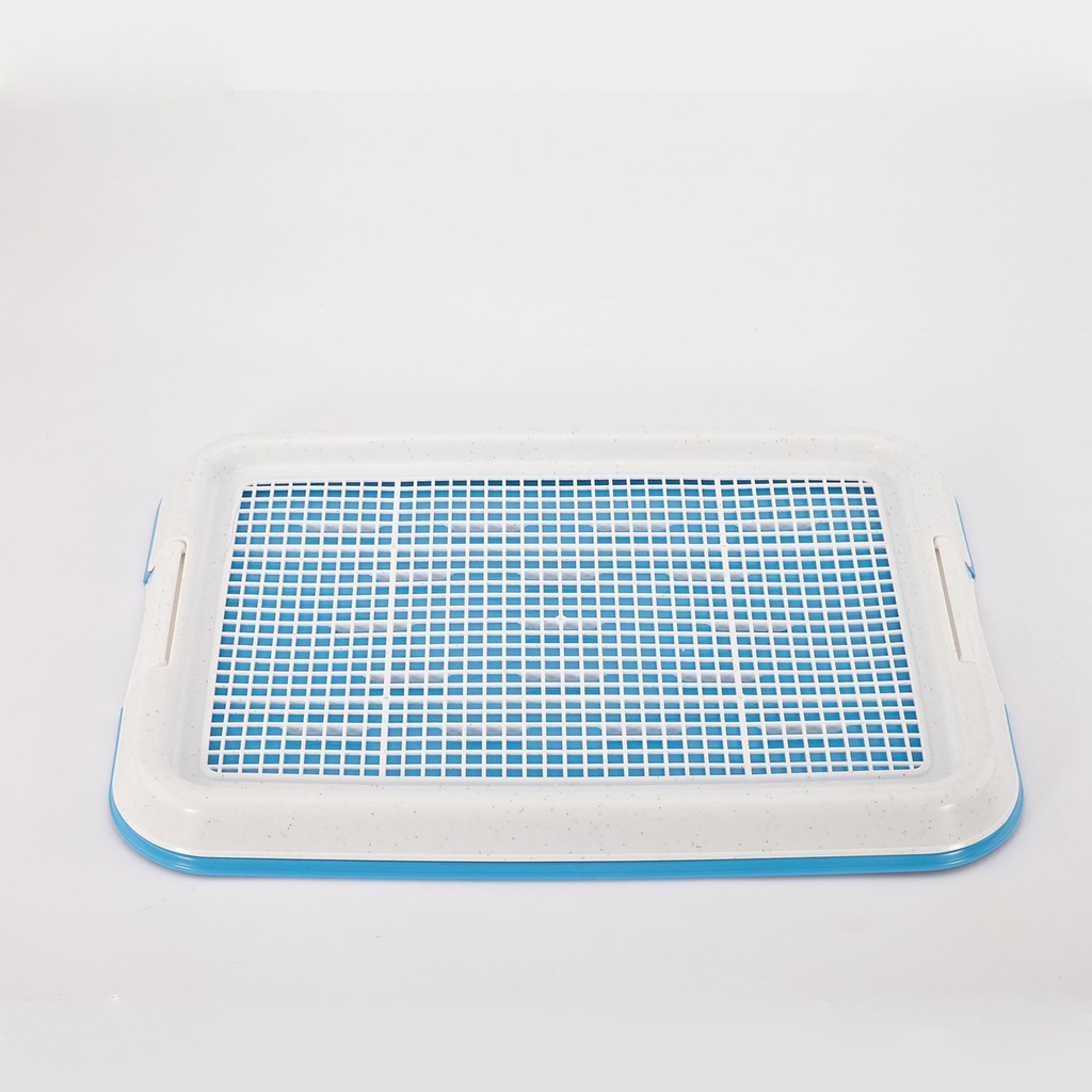 Boqi Factory ห้องน้ำสุนัข แผ่นรองฉี่สุนัข ถาดรองฉี่สุนัข ถาดรองฉี่สุนัข 2 ชั้น CF-T1