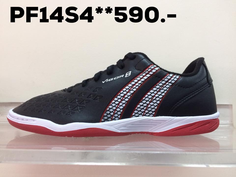 PAN รองเท้าฟุตซอลเด็ก รหัส PF14S4 รุ่น Vigor 8 สีดำ เบอร์ 32-38