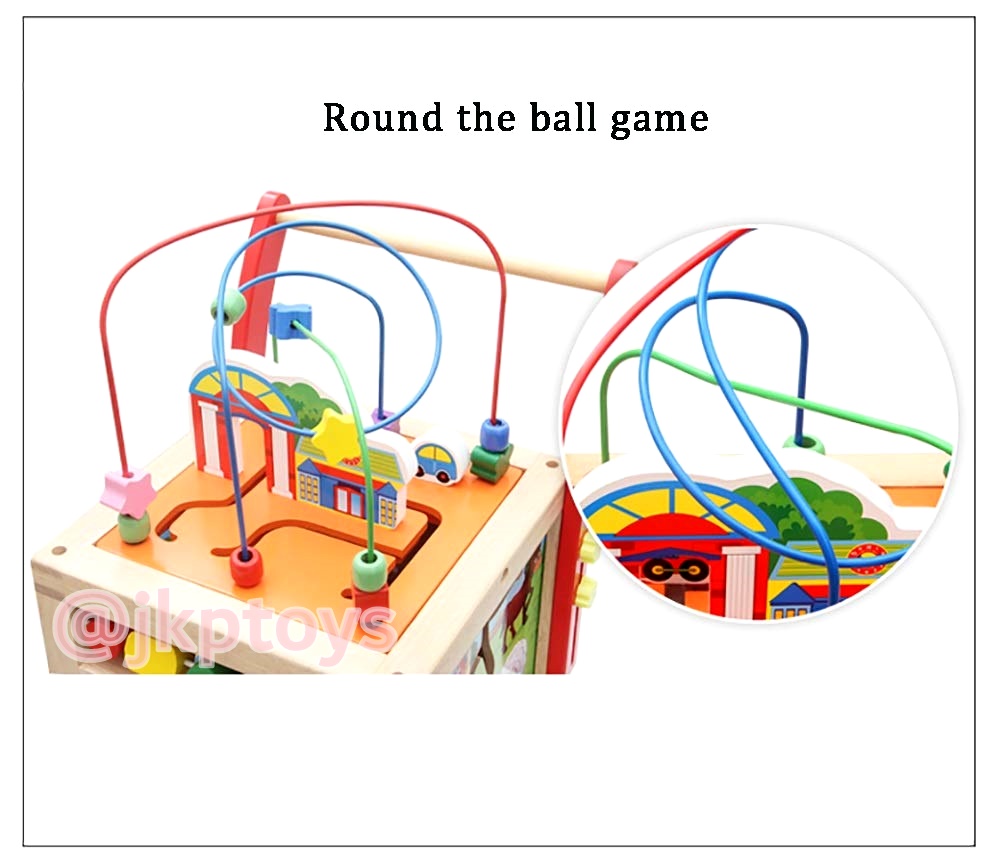 รถผลักเดินเเละกล่องกิจกรรมไม้5ด้าน (เหมือนงาน busy zoo เลยคะ ) เป็นผลักเดินไม้ได้ด้วย คุ้มสุดๆ