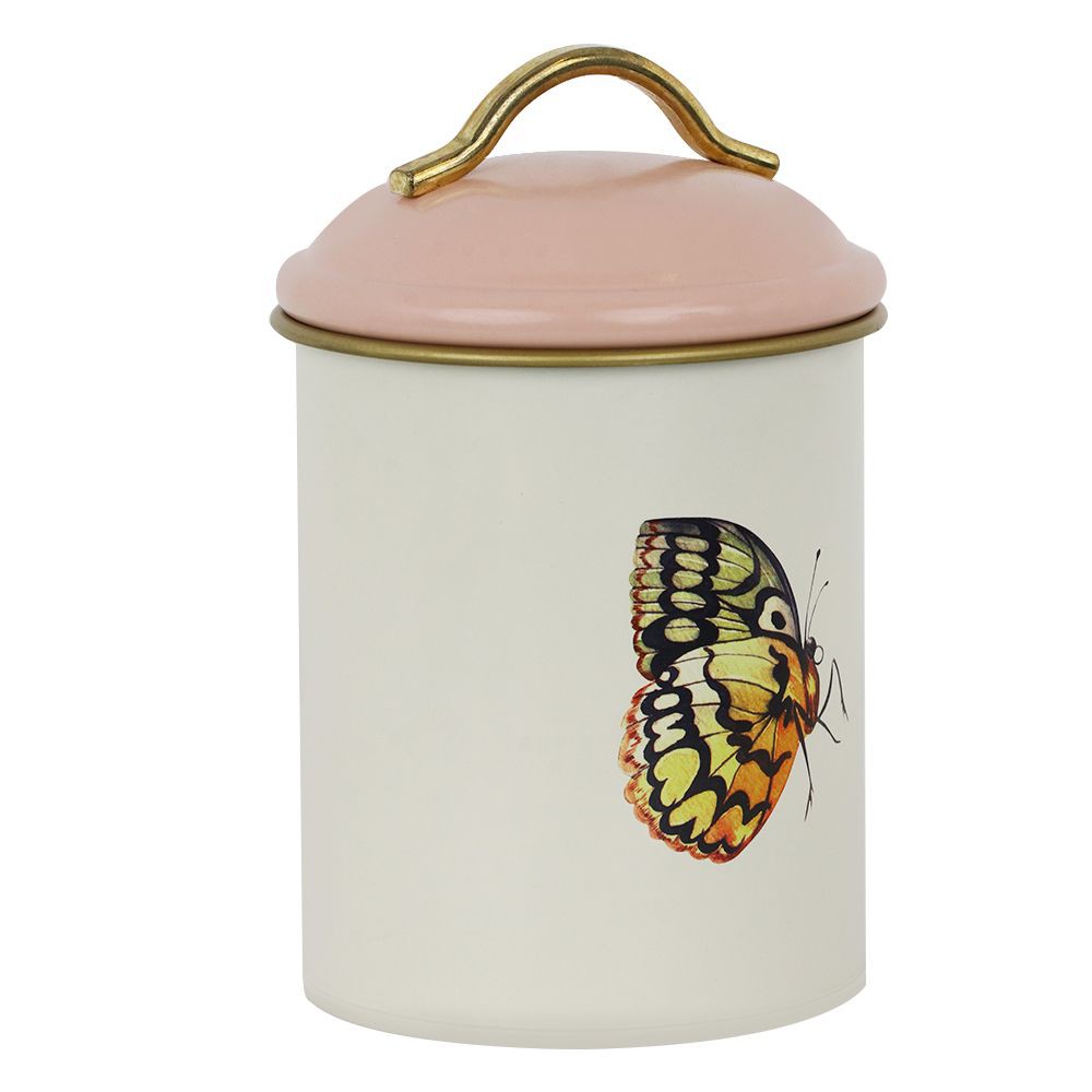 ขวดโหลกลมฝาดึง BUTTERFLY 1.55 ลิตร คละสี CANISTER BUTTERFLY 1.55L MIX