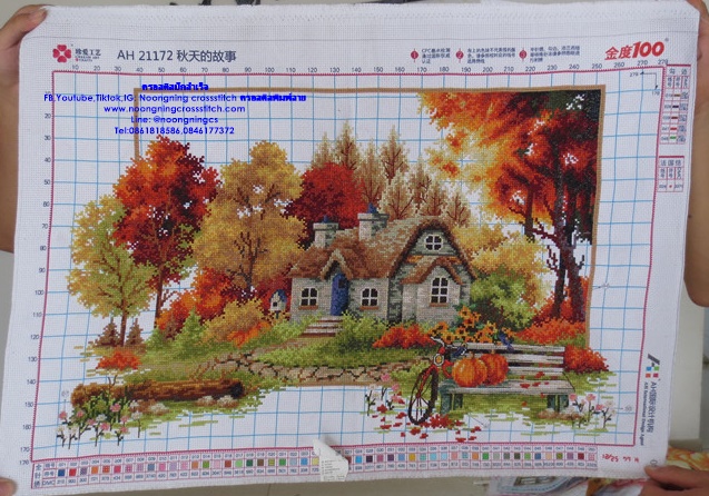 ท้าวเวสสุวรรณ เทพแห่งความมั่งคั่ง ร่ำรวย ชุดปักครอสติส พิมพ์ลาย งานฝีมือทำที่บ้าน DIY