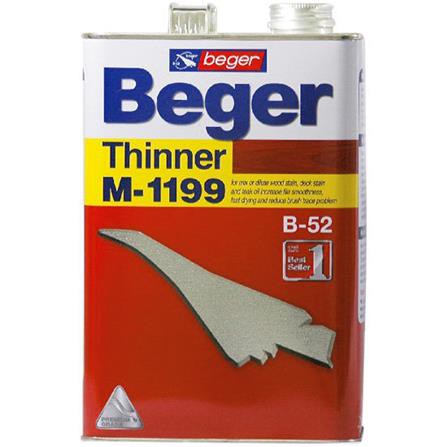 ทินเนอร์ BEGER B52 #M1199 1 แกลลอน มีประสิทธิภาพด้านการยึดเกาะ