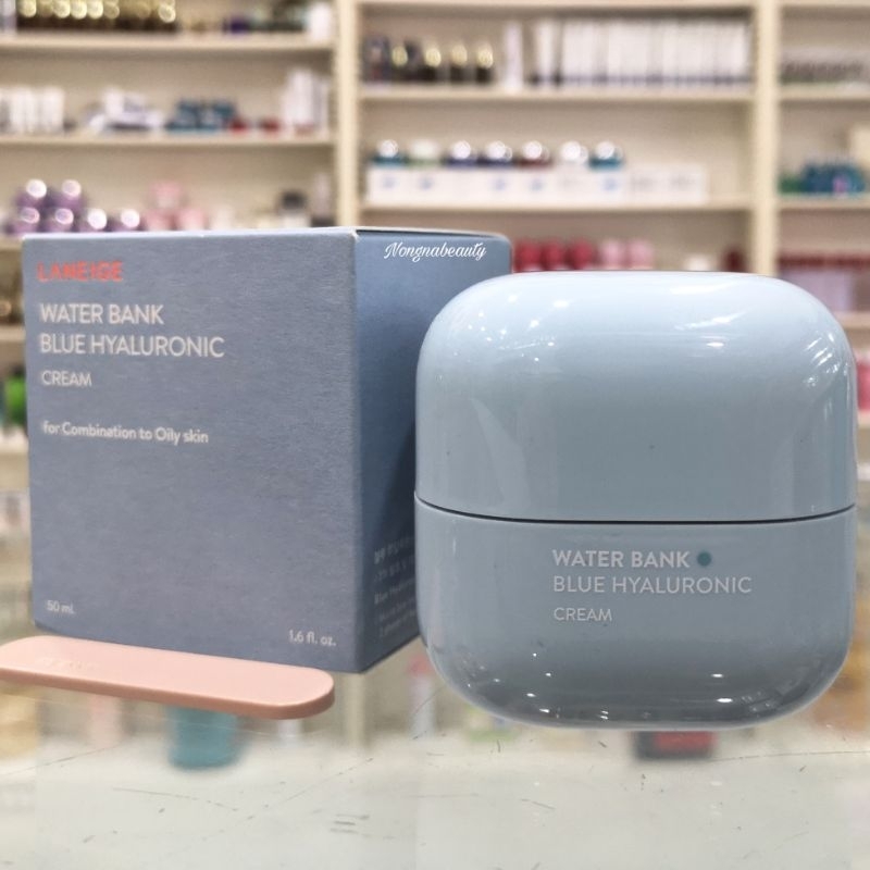 Laneige Water Bank Blue Hyaluronic Cream For Combination to Oily Skin 50ml ครีมเจลสำหรับผิวผสม-ผิวมัน