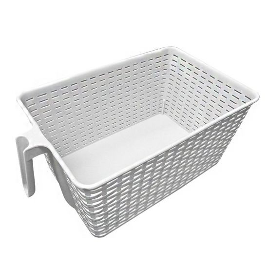 KASSA HOME ตะกร้าอเนกประสงค์พร้อมฝาปิด รุ่น PN874 ขนาด 21.8 x 31.5 x 16.7 ซม. สีเทา