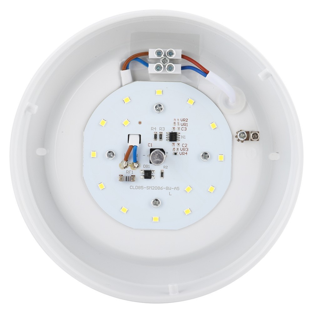 ไฟเพดาน LED LED STAR 8W DL LAMPTAN พลาสติก MODERN ขาว 7นิ้ว โคมไฟภายใน โคมไฟเพดาน