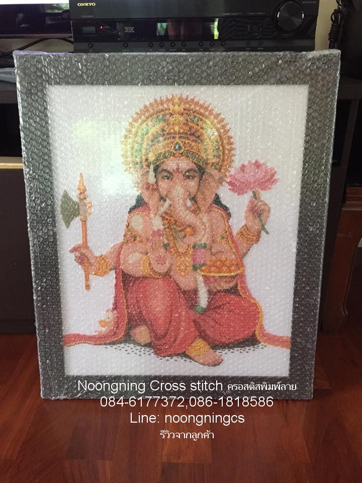 เงินทองไหลมาชุดปักครอสติช พิมพ์ลาย ครอสติสจีน งานฝีมือ DIY