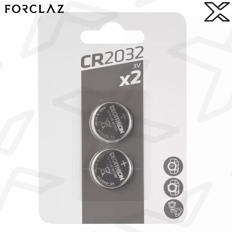 FORCLAZ แบตเตอรี่ลิเธียมแบบกระดุมรุ่น CR2032 (แพ็ค 2 ก้อน)