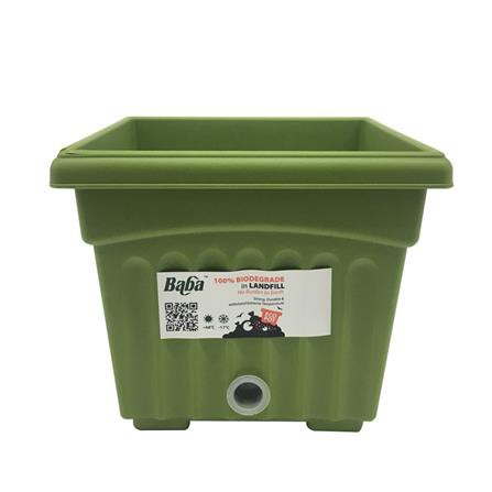 กระถางพลาสติก BABA BI-SQ-150 สี MATCHA ช่วยตกแต่งสวนของคุณให้ดูสวยงามมากขึ้น