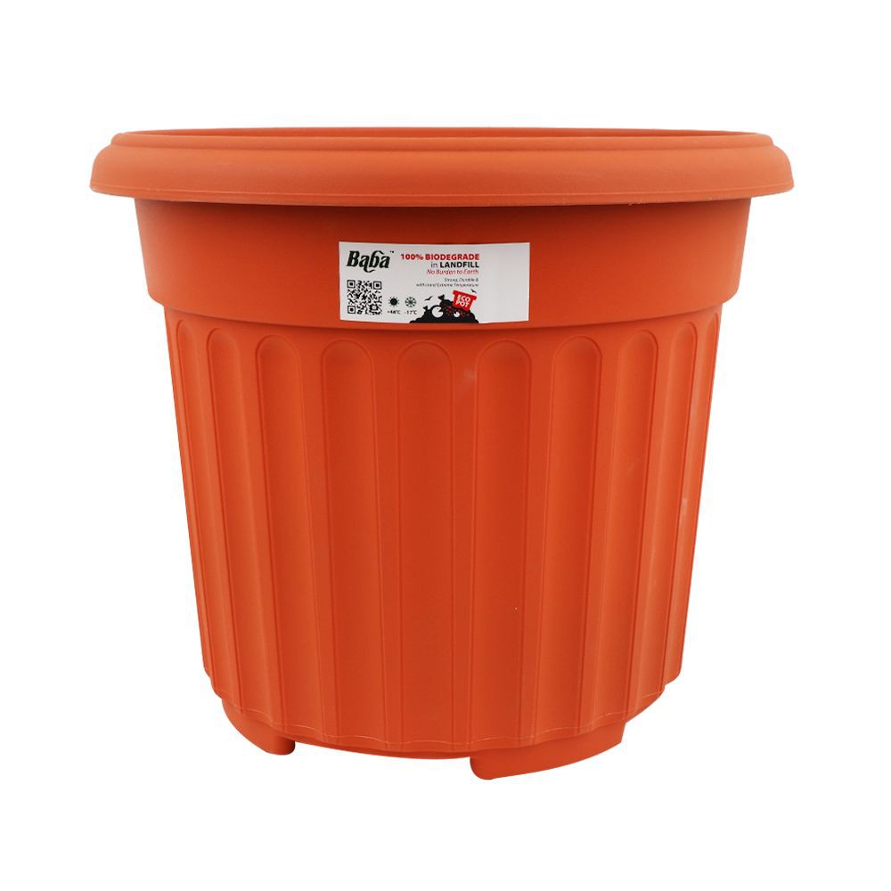 กระถางพลาสติก BABA RD-310 สี COTTA PLASTIC PLANT POT BABA RD-310 COTTA