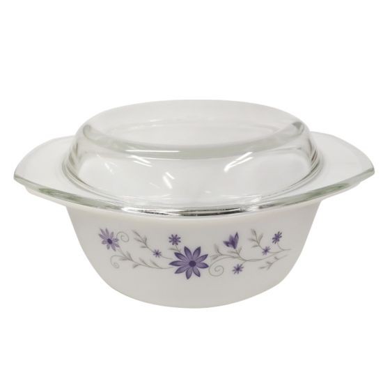 KASSA HOME ชุดโถพร้อมฝาแก้ว LITTLE DAISY รุ่น ZG1.0 ความจุ 1 ลิตร สีขาว เหมาะสำหรับใช้งานทั้งในบ้านและร้านอาหาร