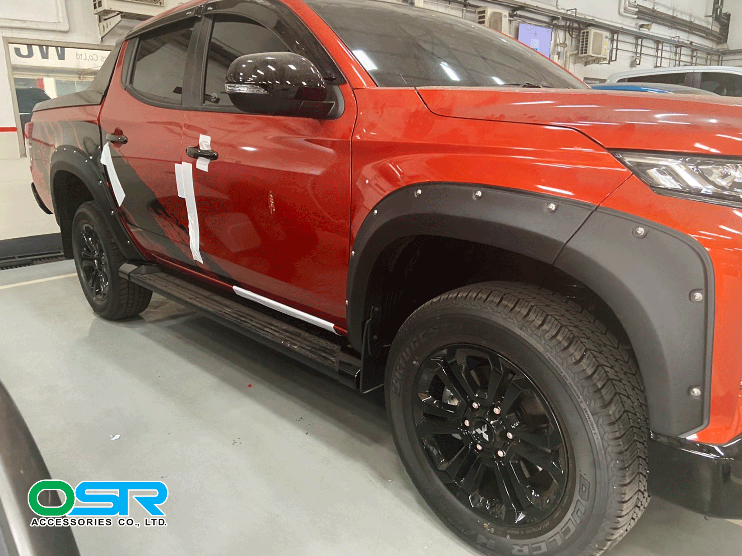 ชุดคิ้วล้อ มีหมุด 6 นิ้ว New Triton 2019-2020 ทรง SX (ใส่ Tritonได้ทุกรุ่น)