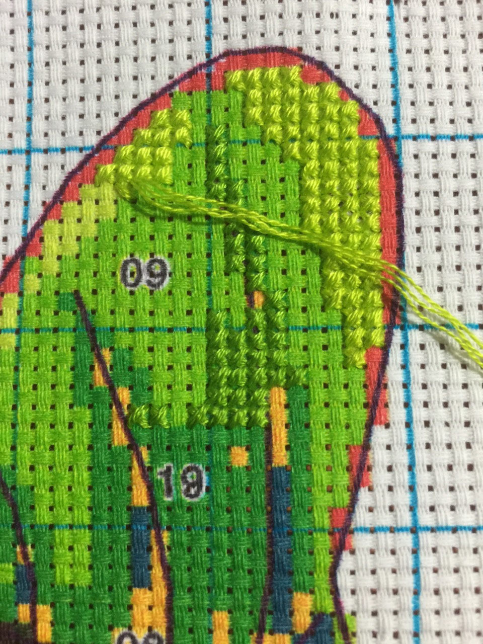 ผู้หญิงชาวจีน ชุดปักครอสติช พิมพ์ลาย ครอสติสจีน งานฝีมือ DIY