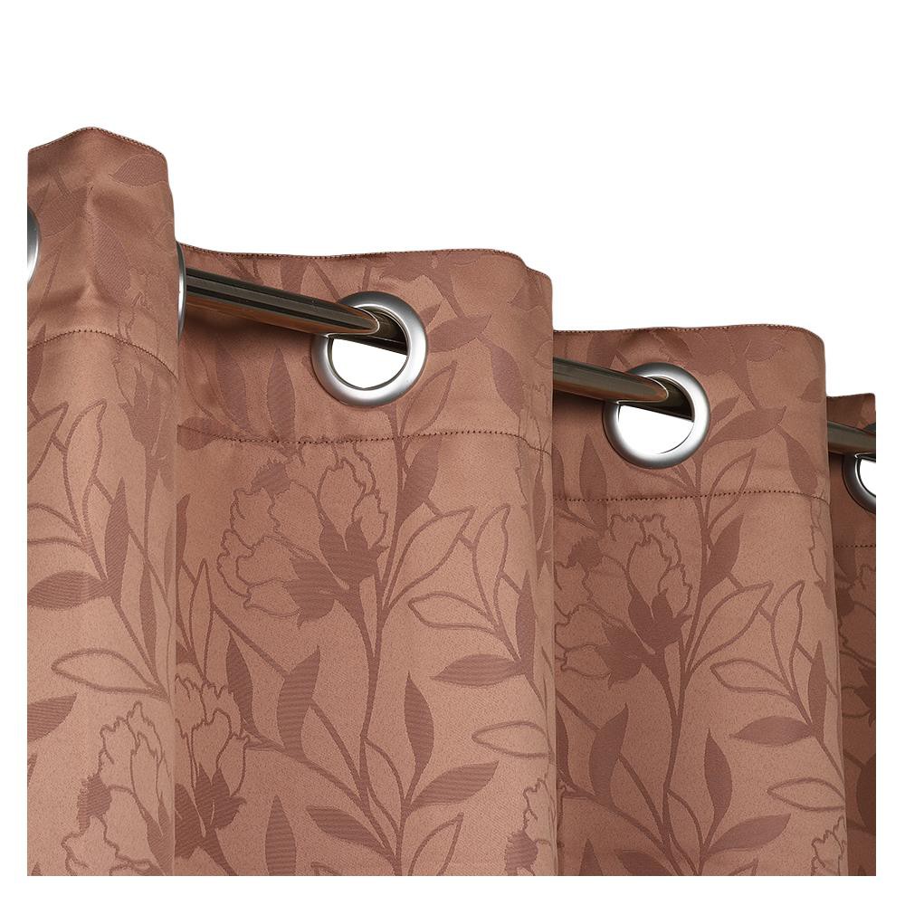 ผ้าม่าน EYELET CHILD FREEDOM STYLE LIO UV 140X220 ซม. สีน้ำตาล ผ้าม่านประตู CURTAIN ผ้าม่านและมู่ลี่